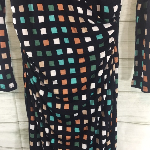 BOSS HugoBoss Esetta CubeGeometric Print MidiDress • size S - Picture 12 of 15
